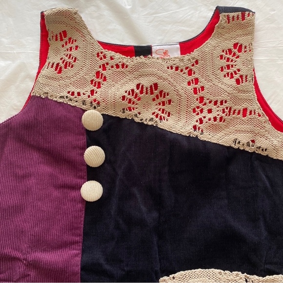 Corduroy Dress Jumper Silly Sissy Kid Toddler Whimsical Fairygrunge Dress Casual - Picture 4 of 8